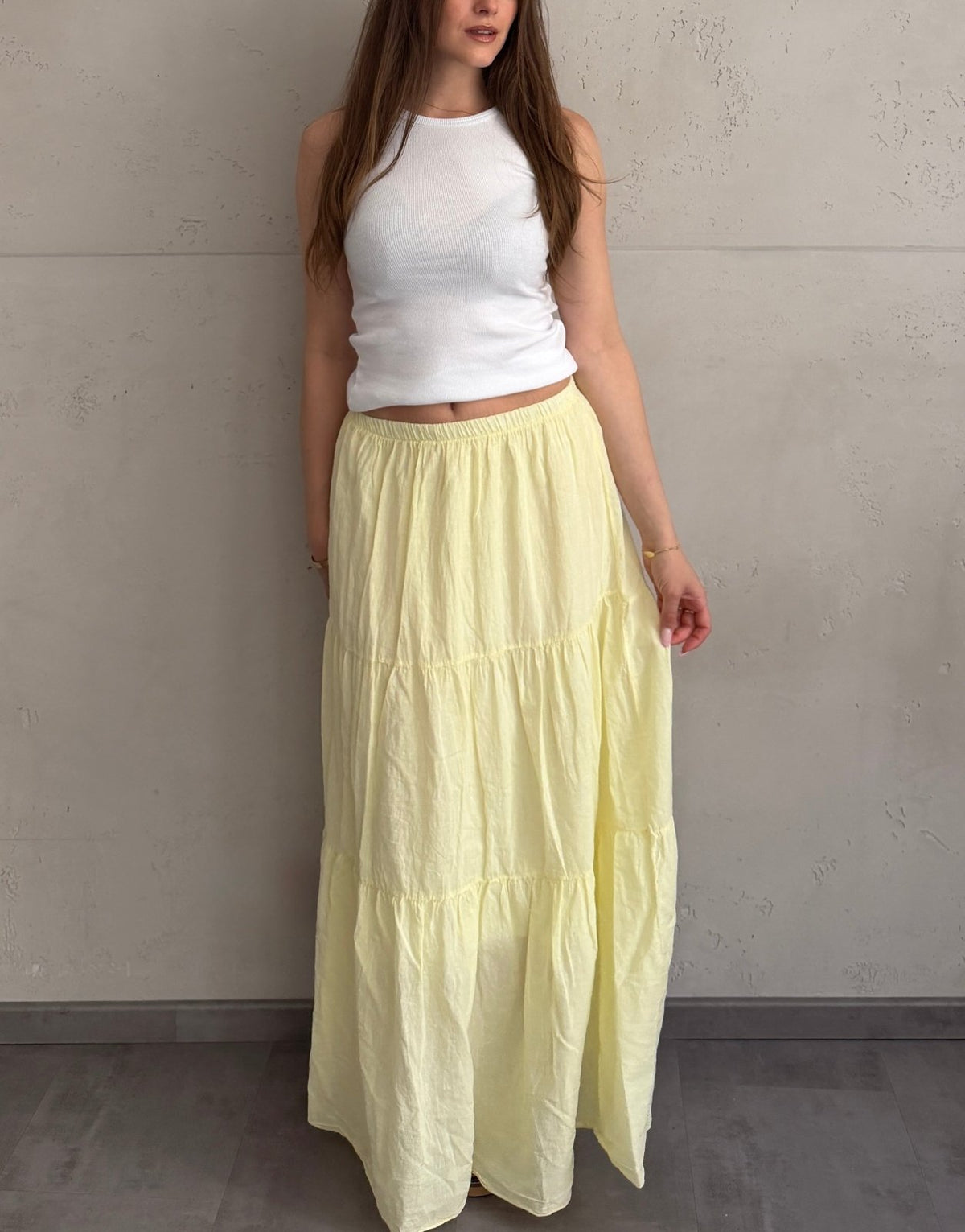 Maxi Rock aus Baumwolle – Sommerliebling mit Stufendesign - Switch - Fashion