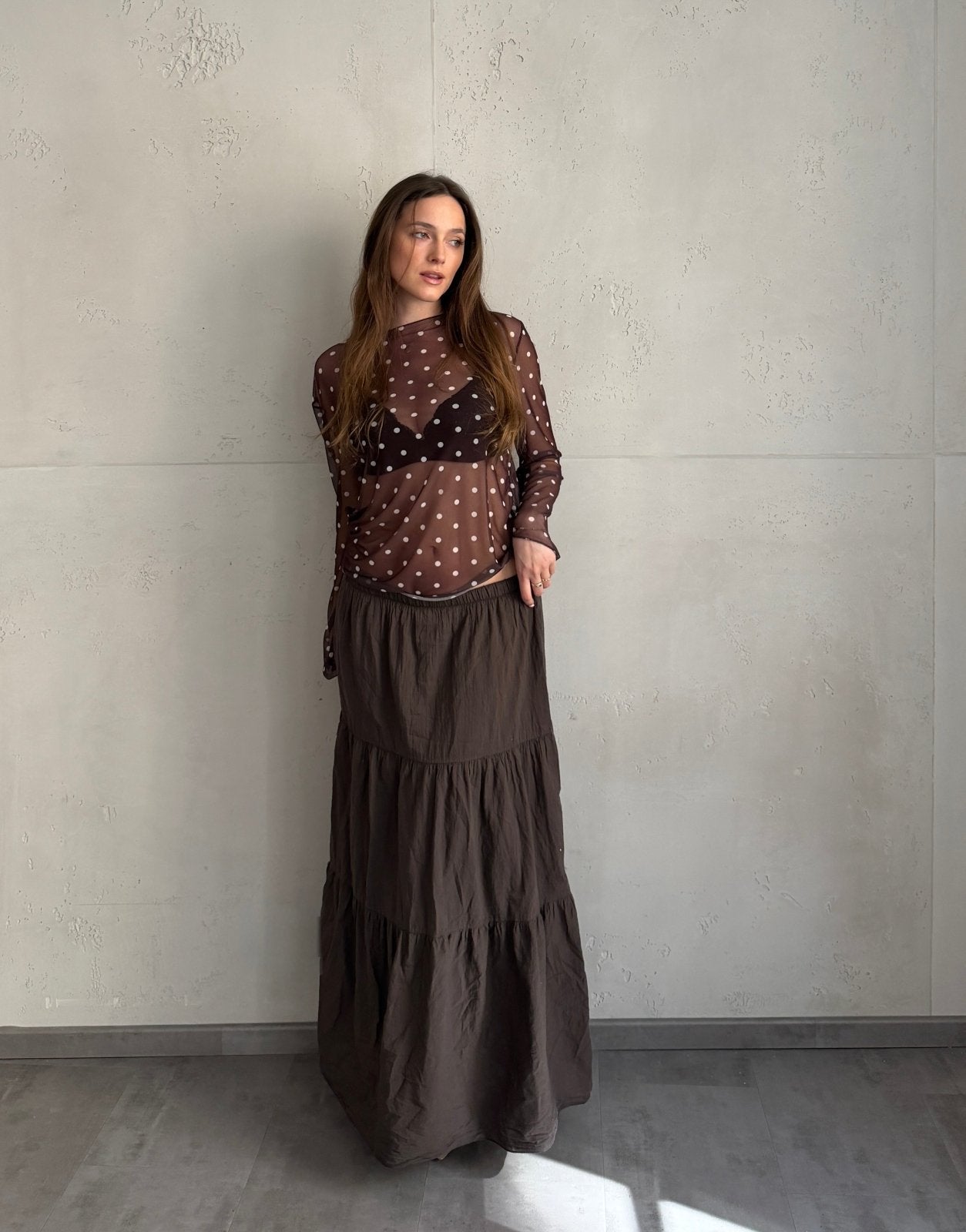 Maxi Rock aus Baumwolle – Sommerliebling mit Stufendesign - Switch - Fashion