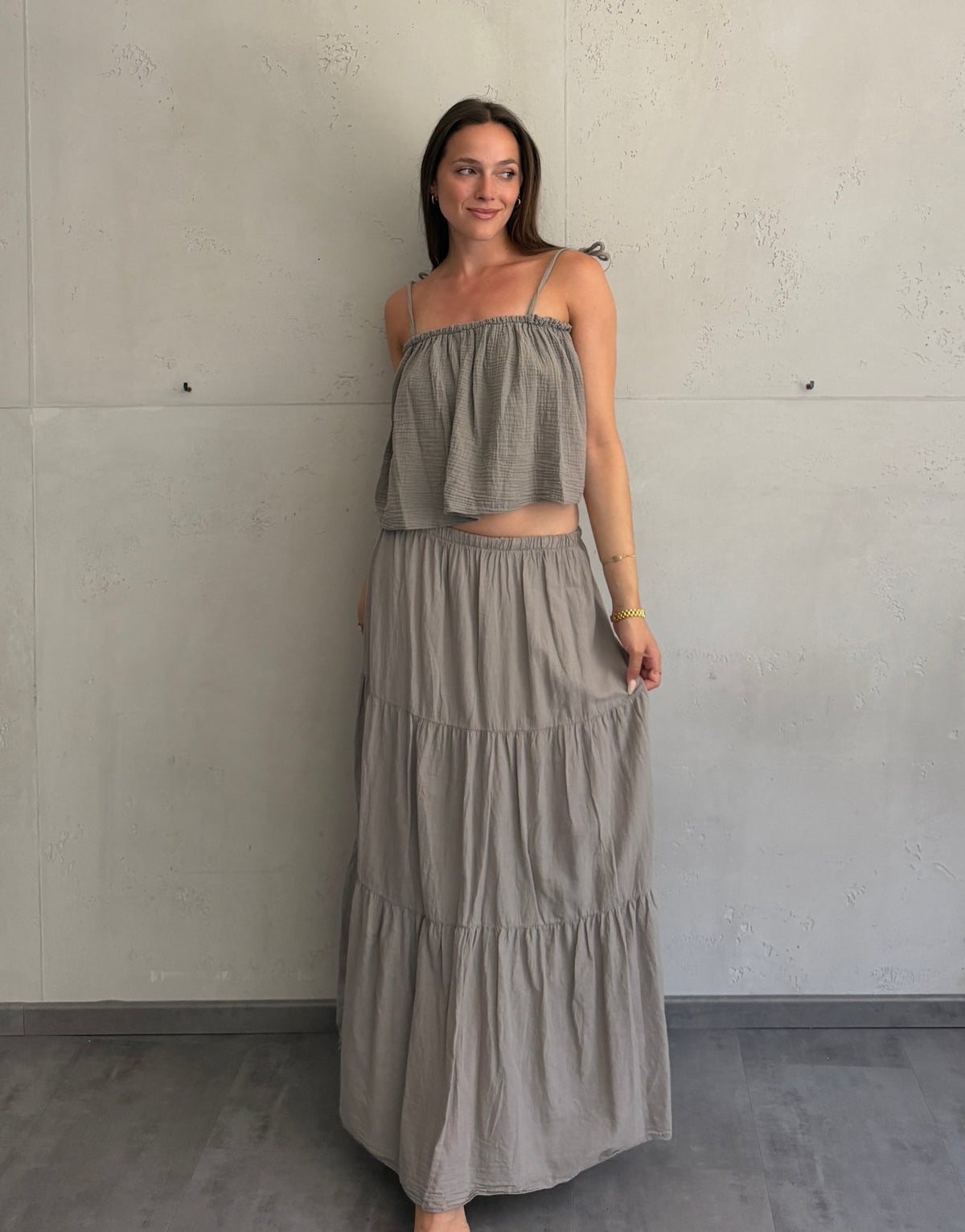 Maxi Rock aus Baumwolle – Sommerliebling mit Stufendesign - Switch-Fashion