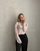 Mesh - Langarmshirt mit Polka Dots - Switch - Fashion