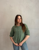 Mohair Strickjacke mit Rundhals - Switch - Fashion