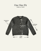 Mohair Strickjacke mit Rundhals - Switch-Fashion
