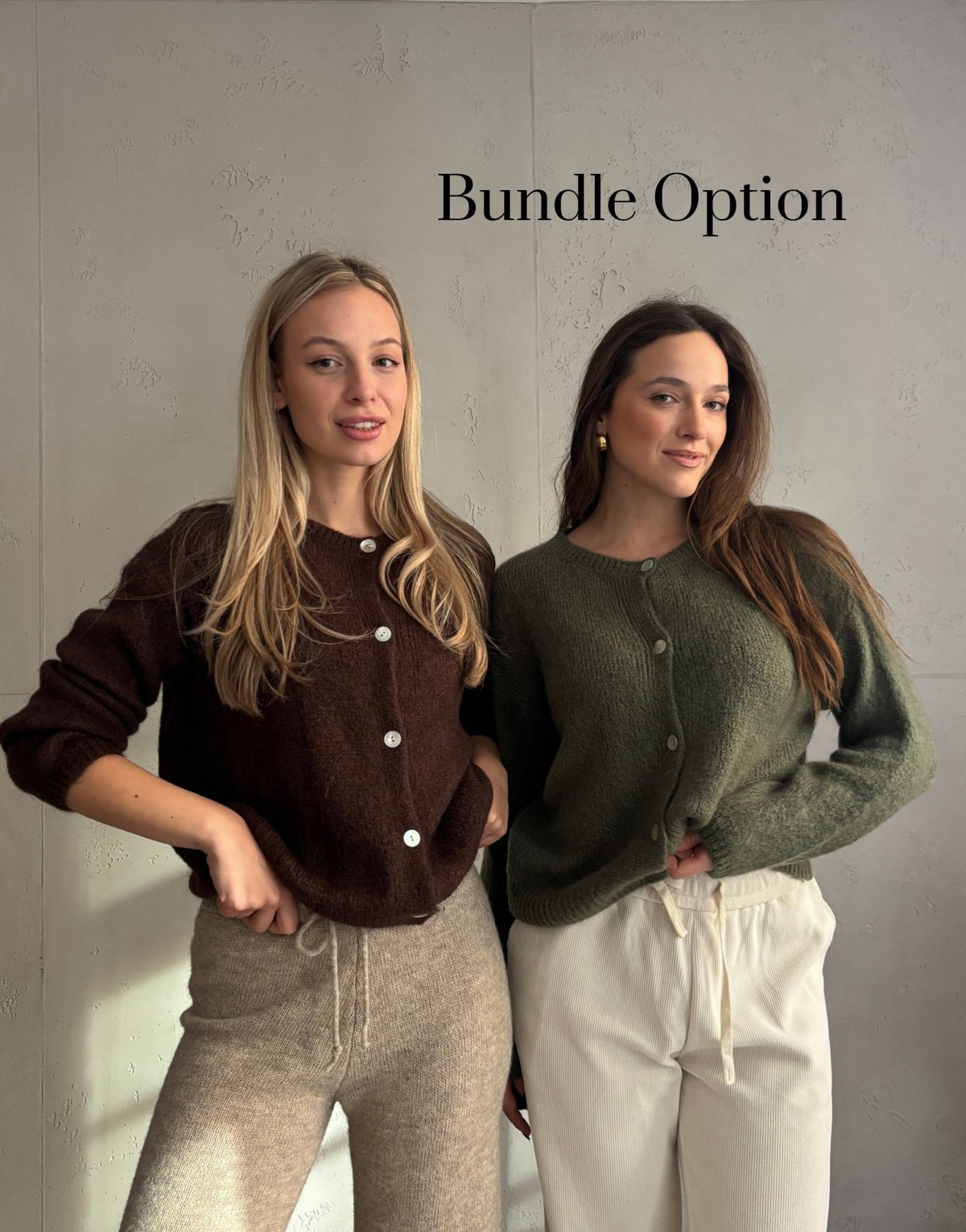 Mohair Strickjacke mit Rundhals - Switch - Fashion