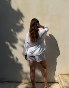 Musselin Set – Longsleeve & Shorts aus 100% Baumwolle - Switch-Fashion