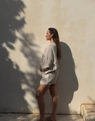 Musselin Set – Longsleeve & Shorts aus 100% Baumwolle - Switch-Fashion