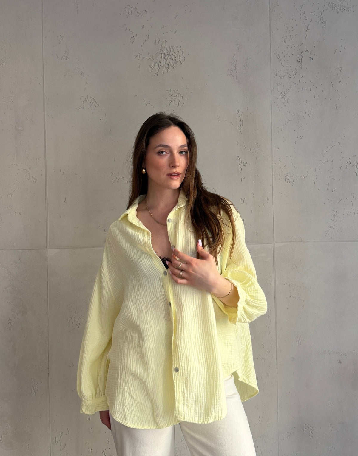 Musselinbluse Kurz - Switch - Fashion
