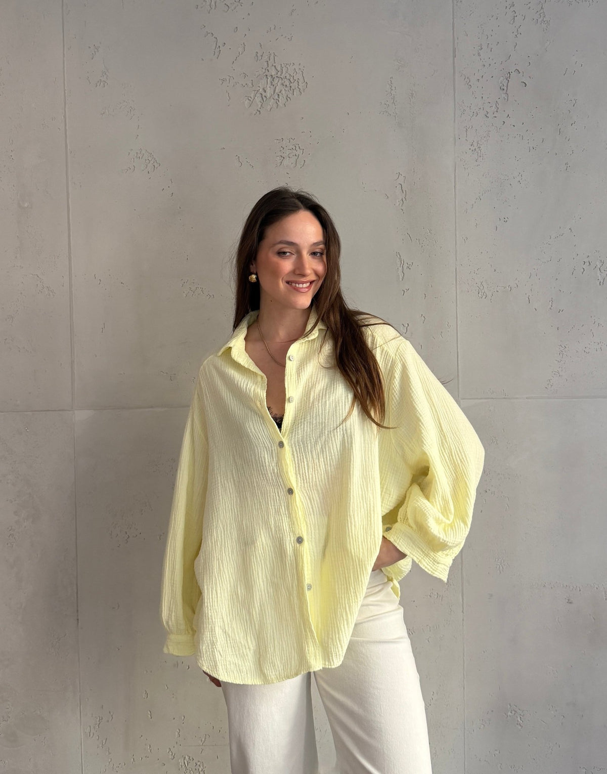 Musselinbluse Kurz - Switch - Fashion