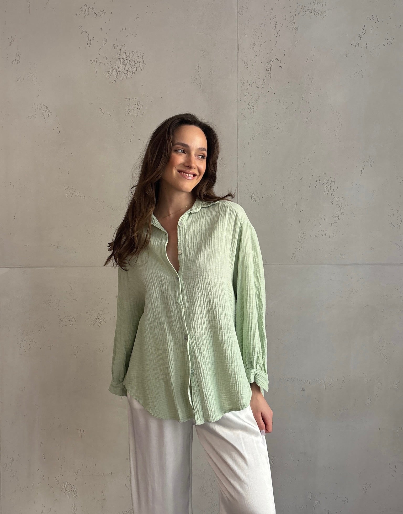 Musselinbluse Kurz - Switch - Fashion