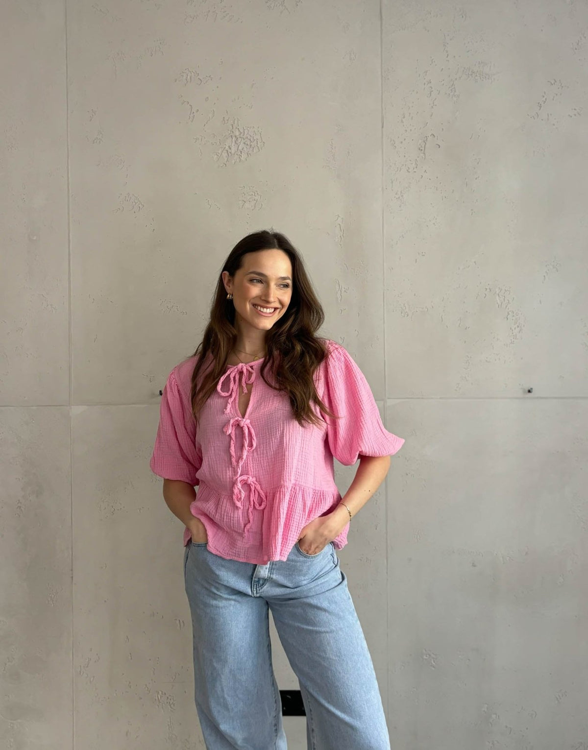Musselinbluse zum Binden - Switch - Fashion