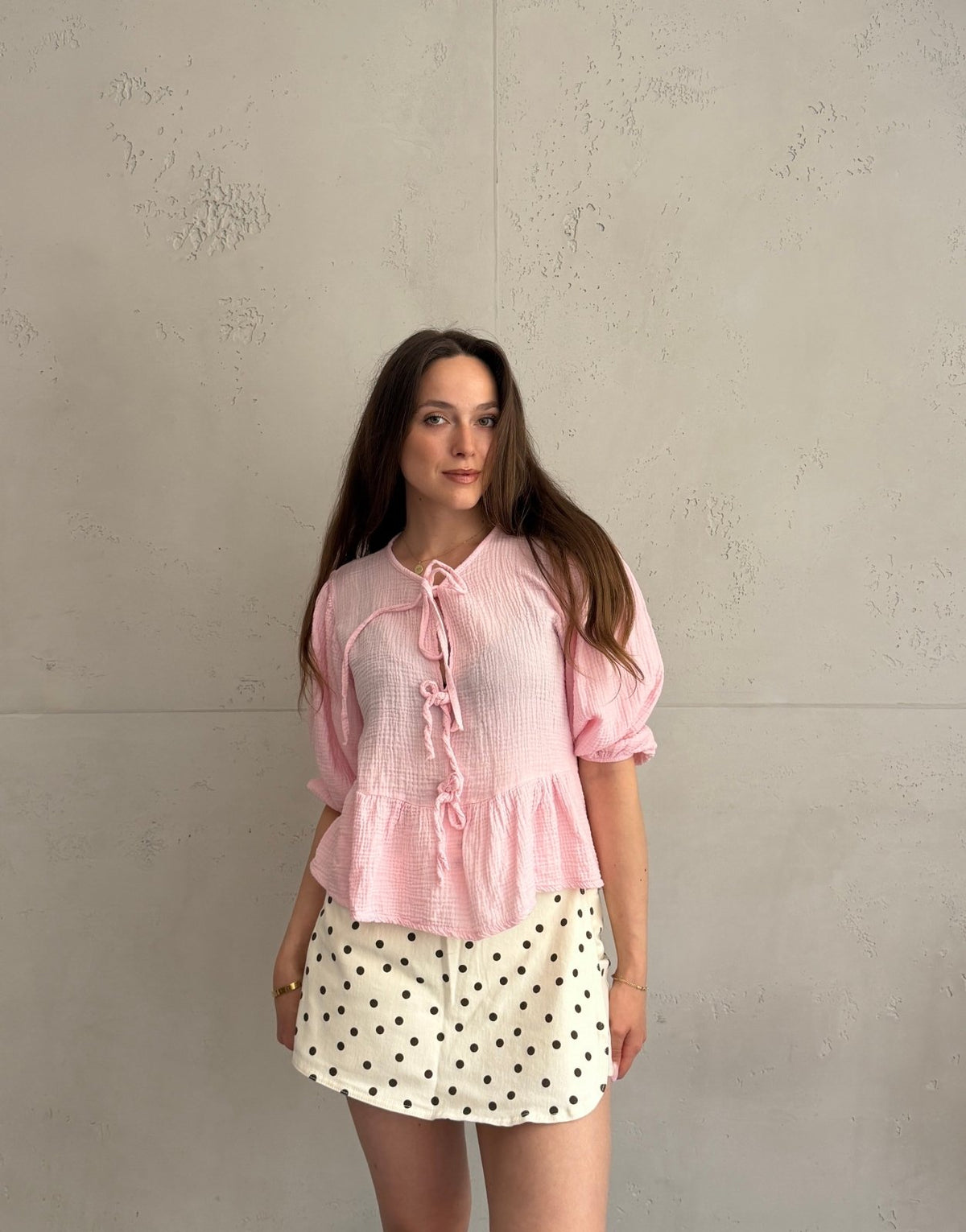 Musselinbluse zum Binden - Switch - Fashion