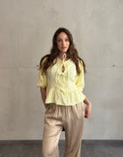 Musselinbluse zum Binden - Switch - Fashion