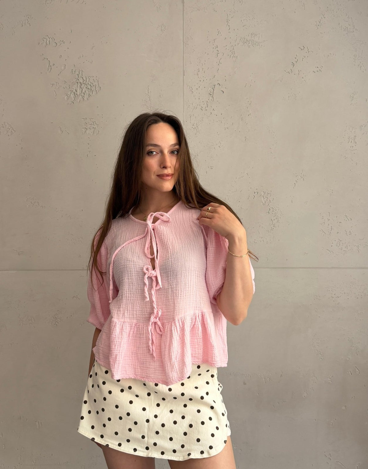 Musselinbluse zum Binden - Switch - Fashion