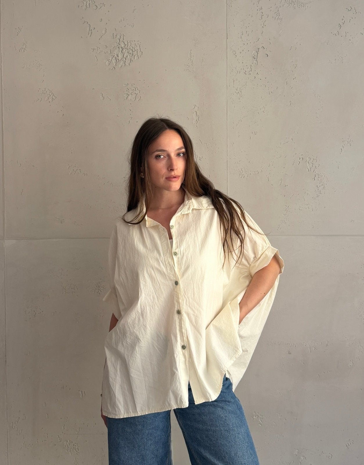 Oversize Baumwollbluse – Unser absoluter Store - Bestseller - Switch - Fashion