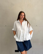 Oversize Baumwollbluse – Unser absoluter Store-Bestseller - Switch-Fashion