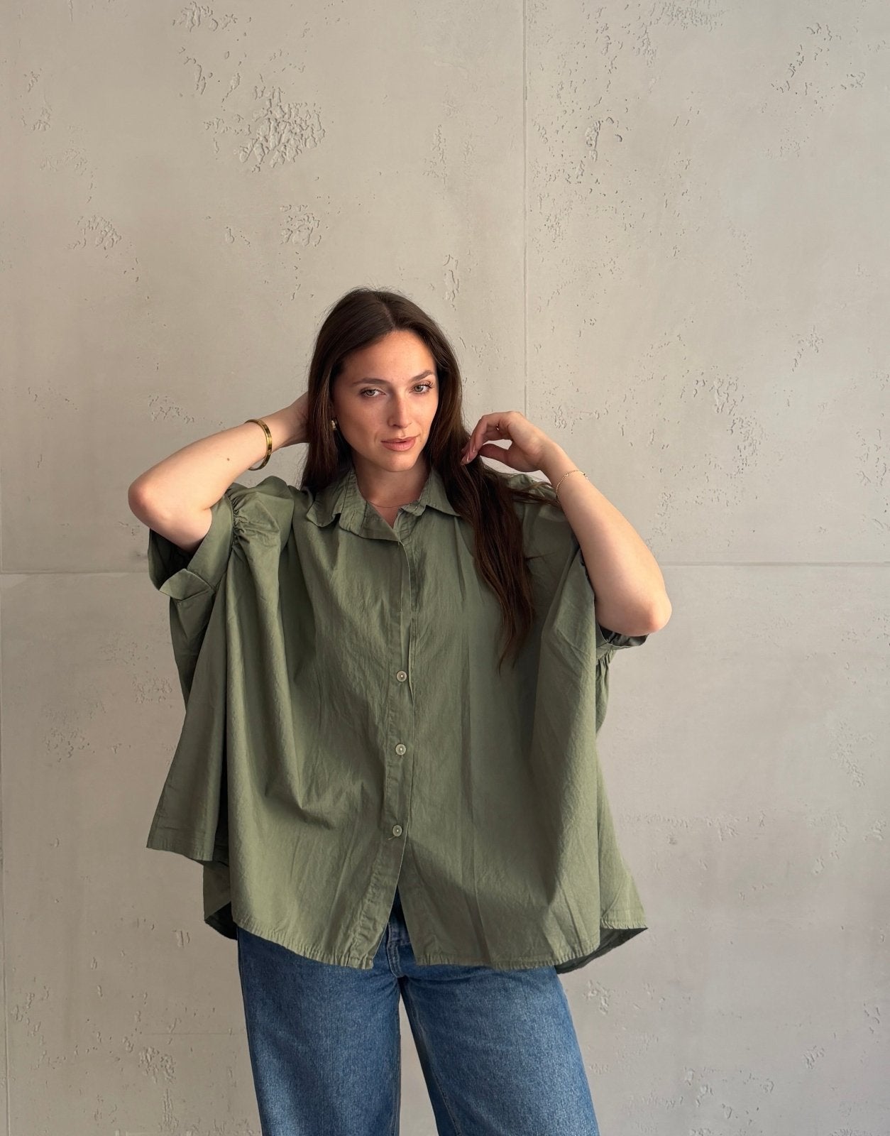 Oversize Baumwollbluse – Unser absoluter Store - Bestseller - Switch - Fashion