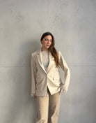 Oversize Blazer mit Spitzeneinsatz am Ärmel - Switch - Fashion