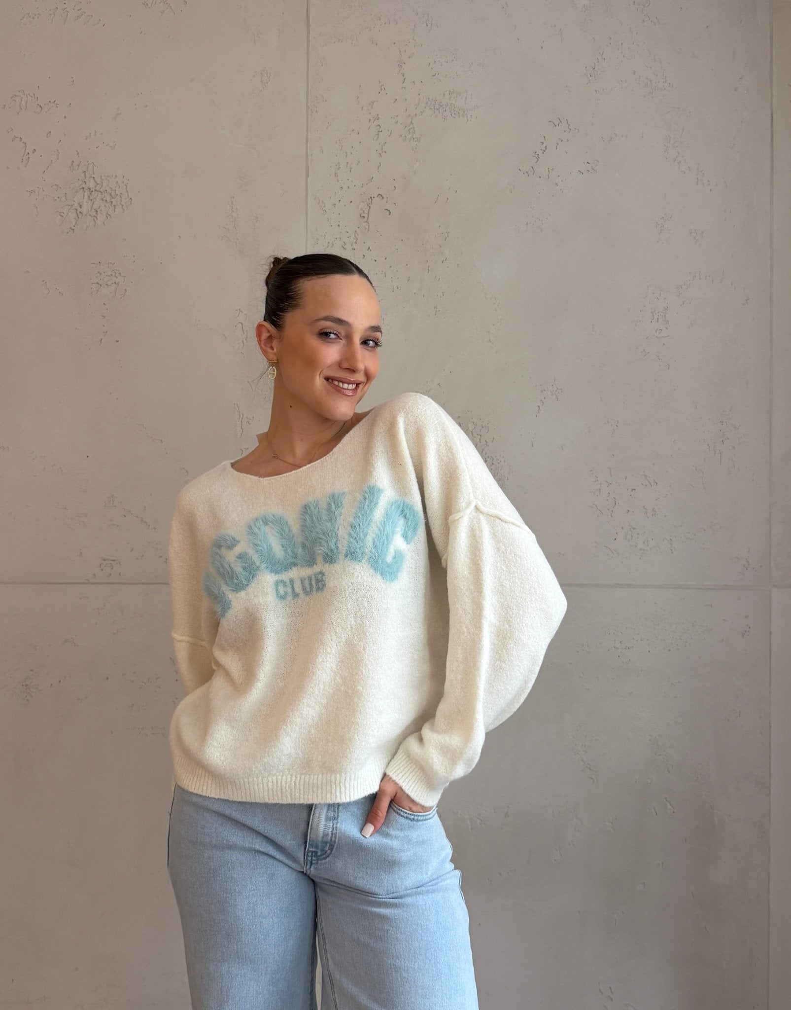 Oversize Pullover "ICONIC" mit Außennaht - Switch - Fashion