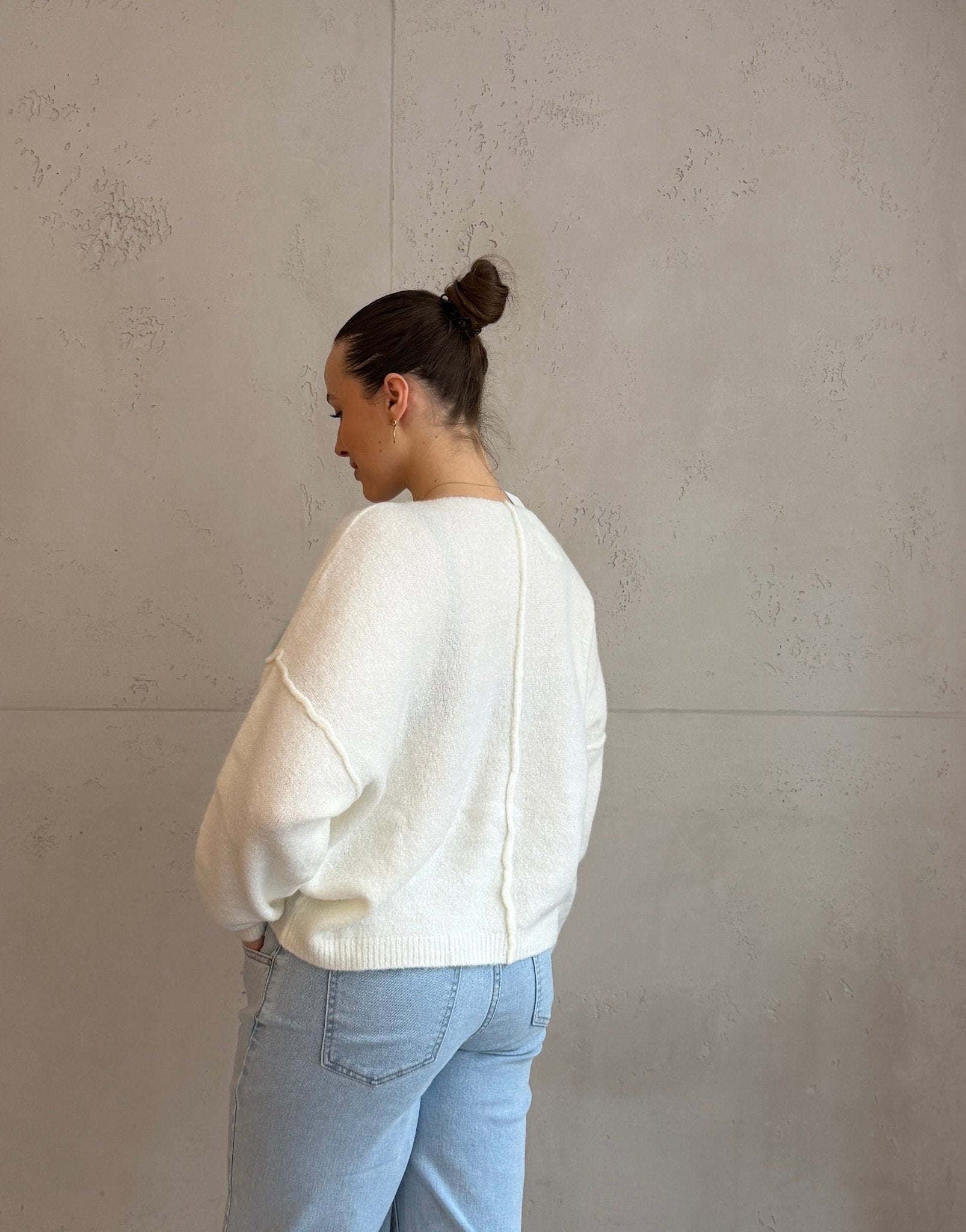 Oversize Pullover "ICONIC" mit Außennaht - Switch - Fashion