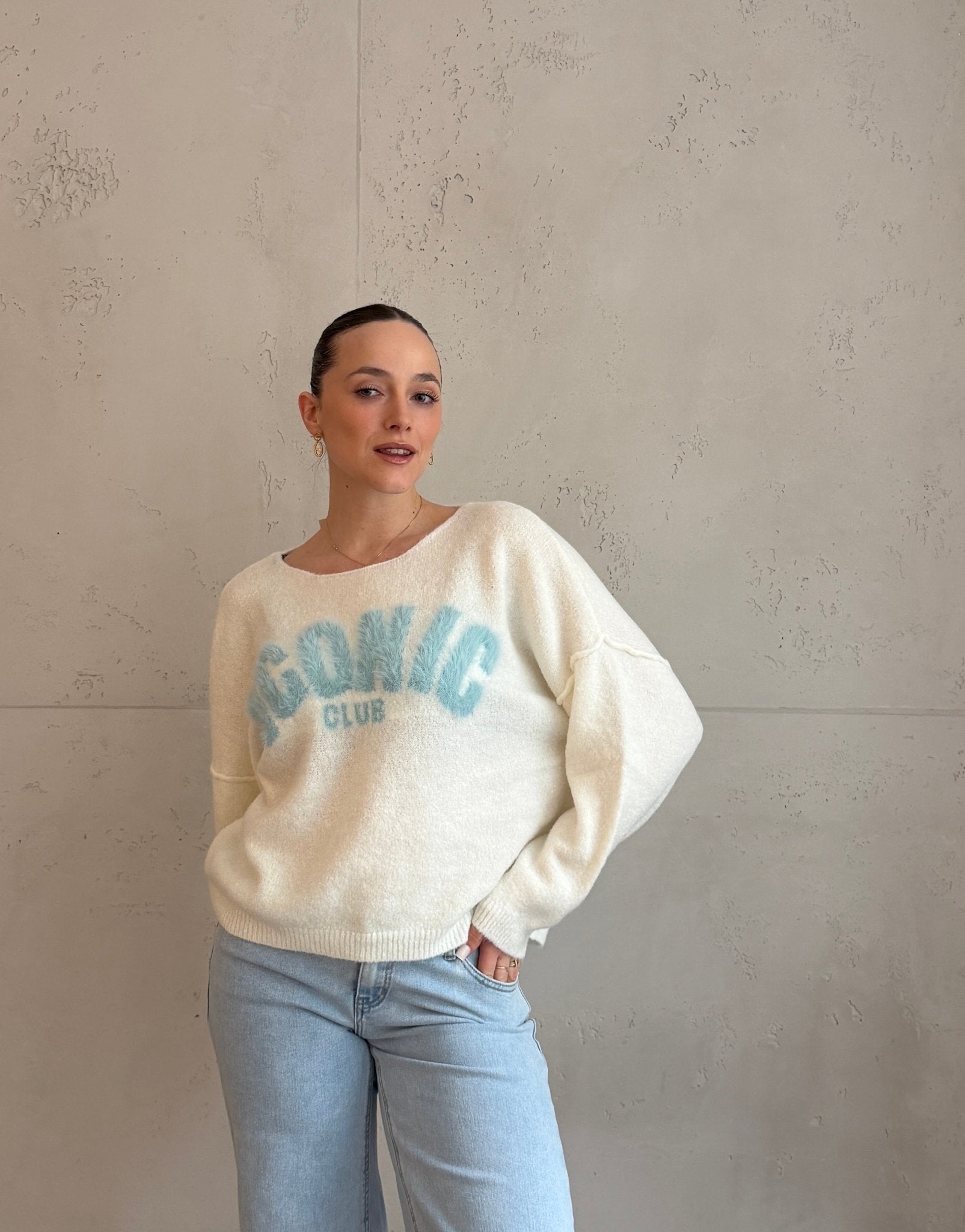 Oversize Pullover "ICONIC" mit Außennaht - Switch - Fashion