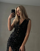 Pailetten Weste - Switch - Fashion