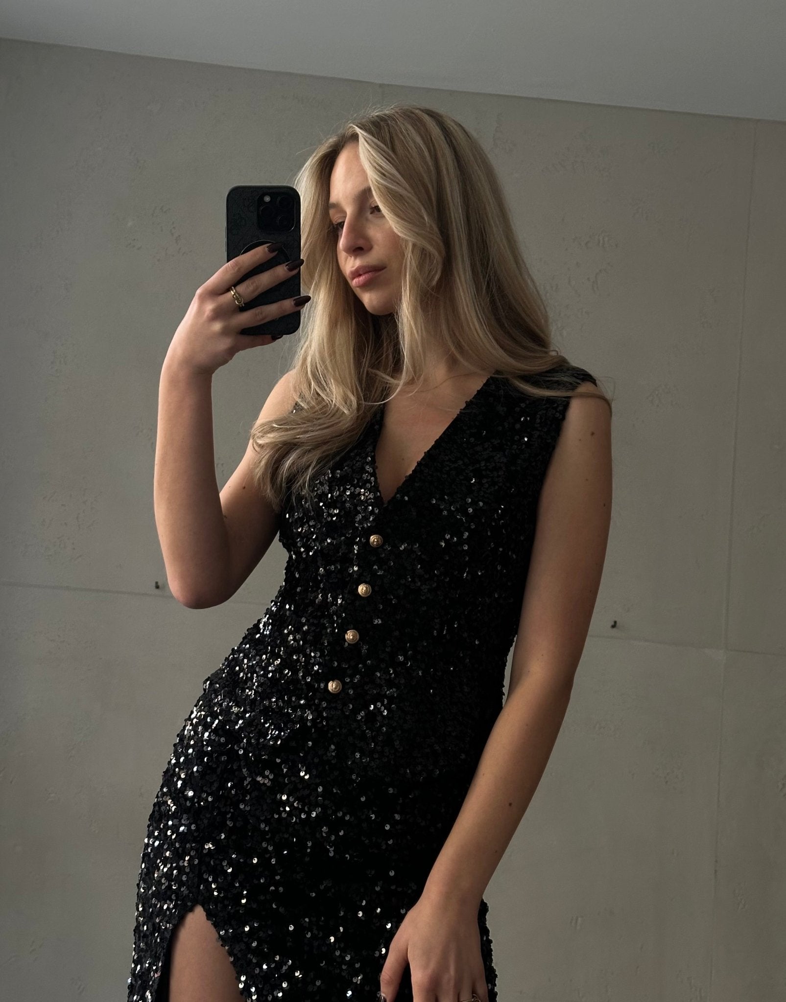 Pailetten Weste - Switch - Fashion