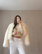 Puffärmel Pullover aus Viskose - Mix - Switch - Fashion