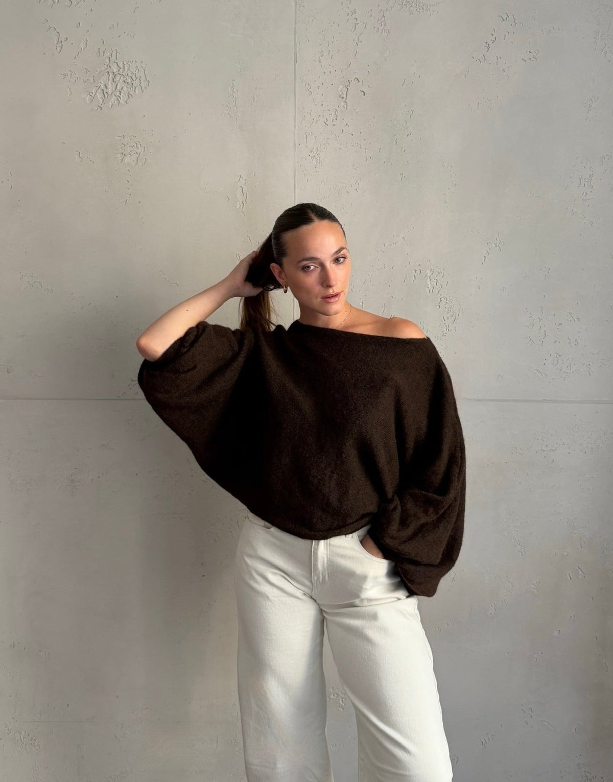 Pullover mit Fledermausärmeln - Switch-Fashion