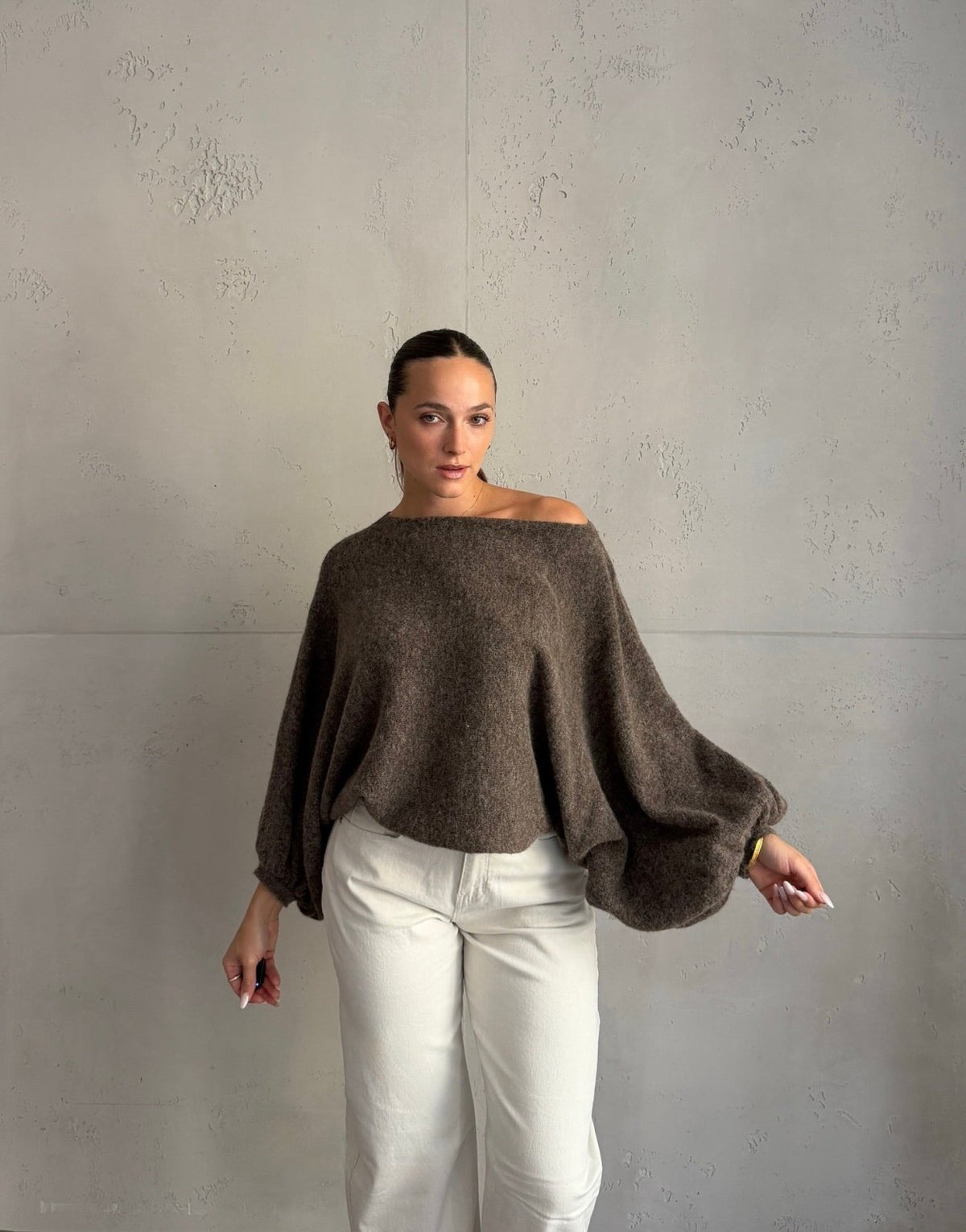 Pullover mit Fledermausärmeln - Switch-Fashion