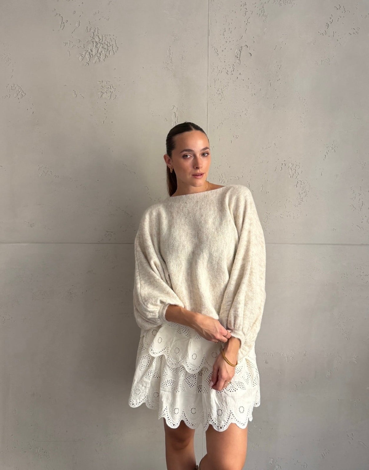 Pullover mit Fledermausärmeln - Switch-Fashion