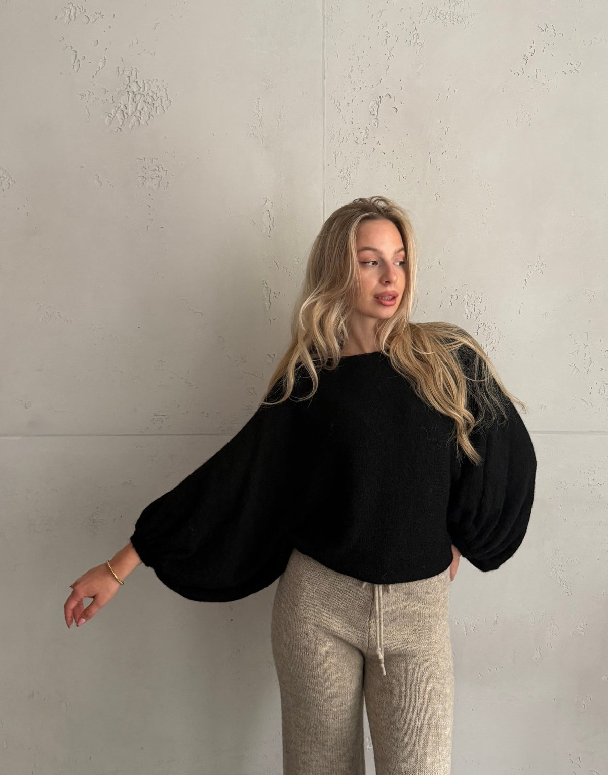 Pullover mit Fledermausärmeln - Switch-Fashion