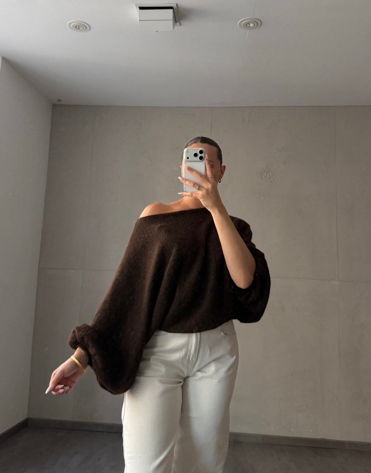 Pullover mit Fledermausärmeln - Switch-Fashion