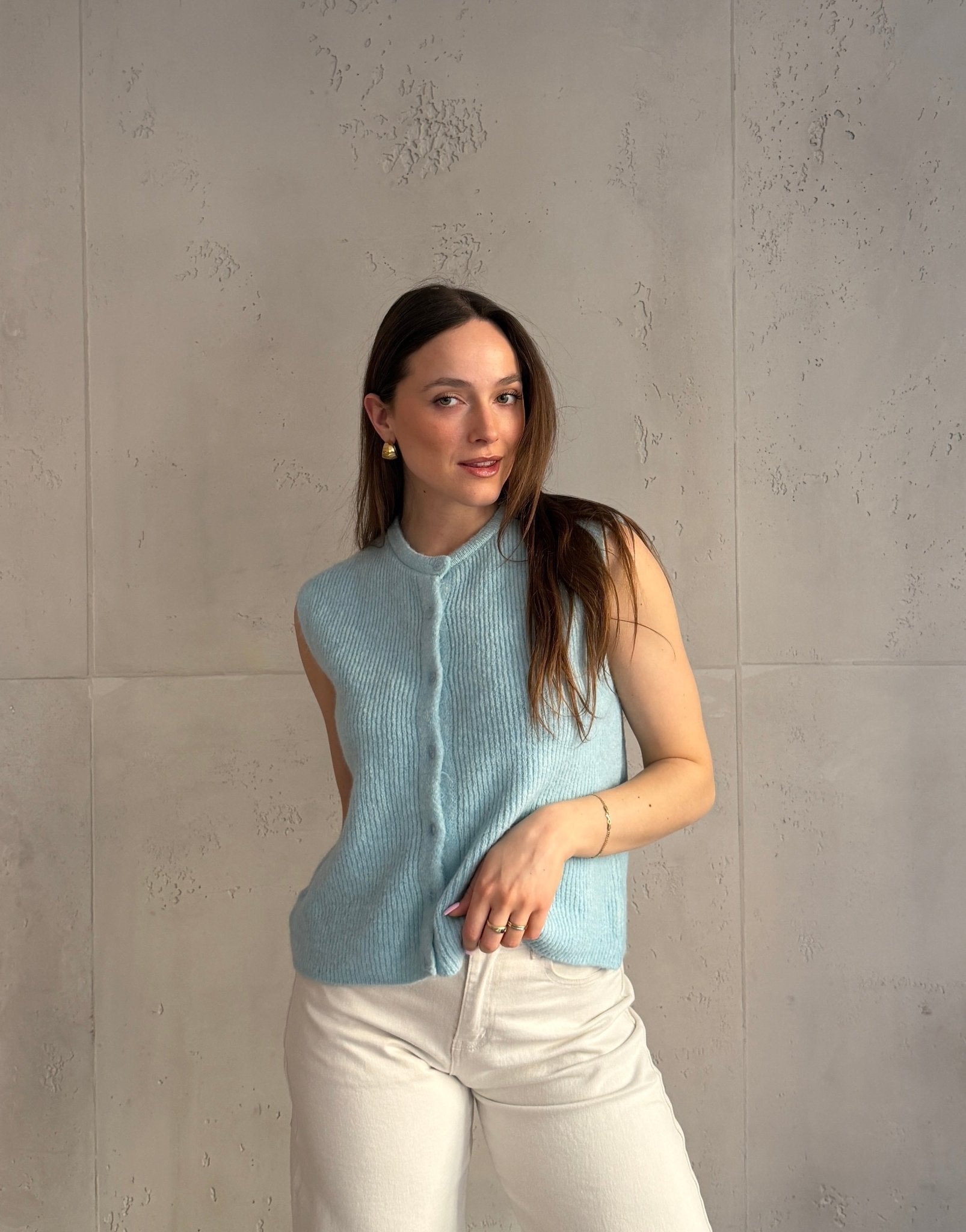 Pullunder Uni mit Knopfleiste - Switch - Fashion