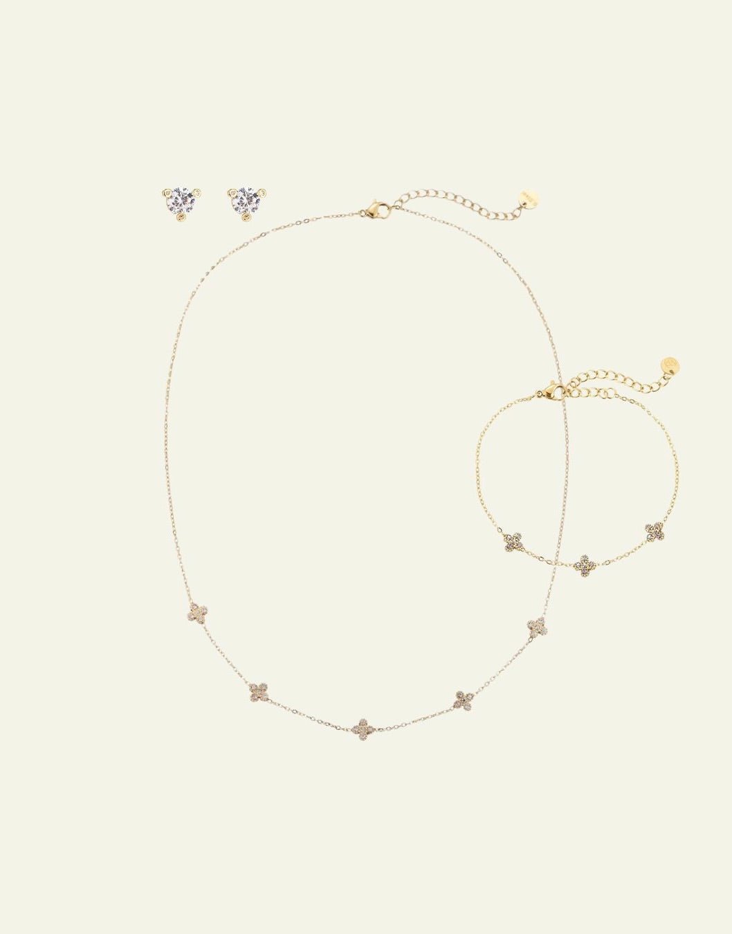 Schmuck Bundle Charms – Kette, Armband & Ohrstecker