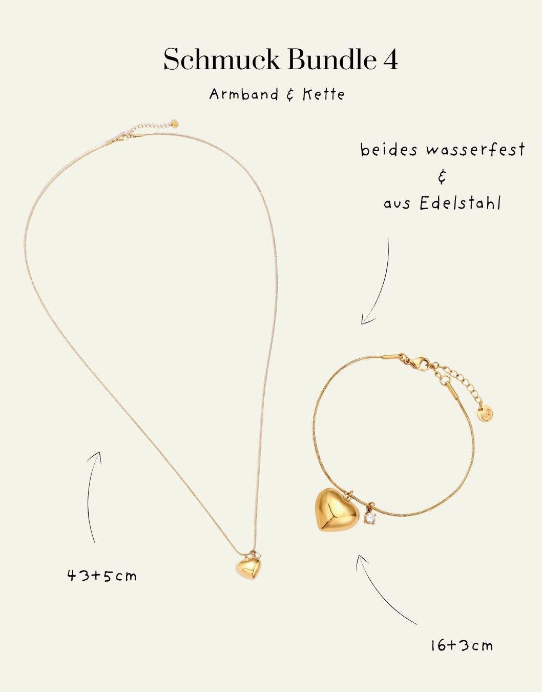 Schmuck Bundle Herz