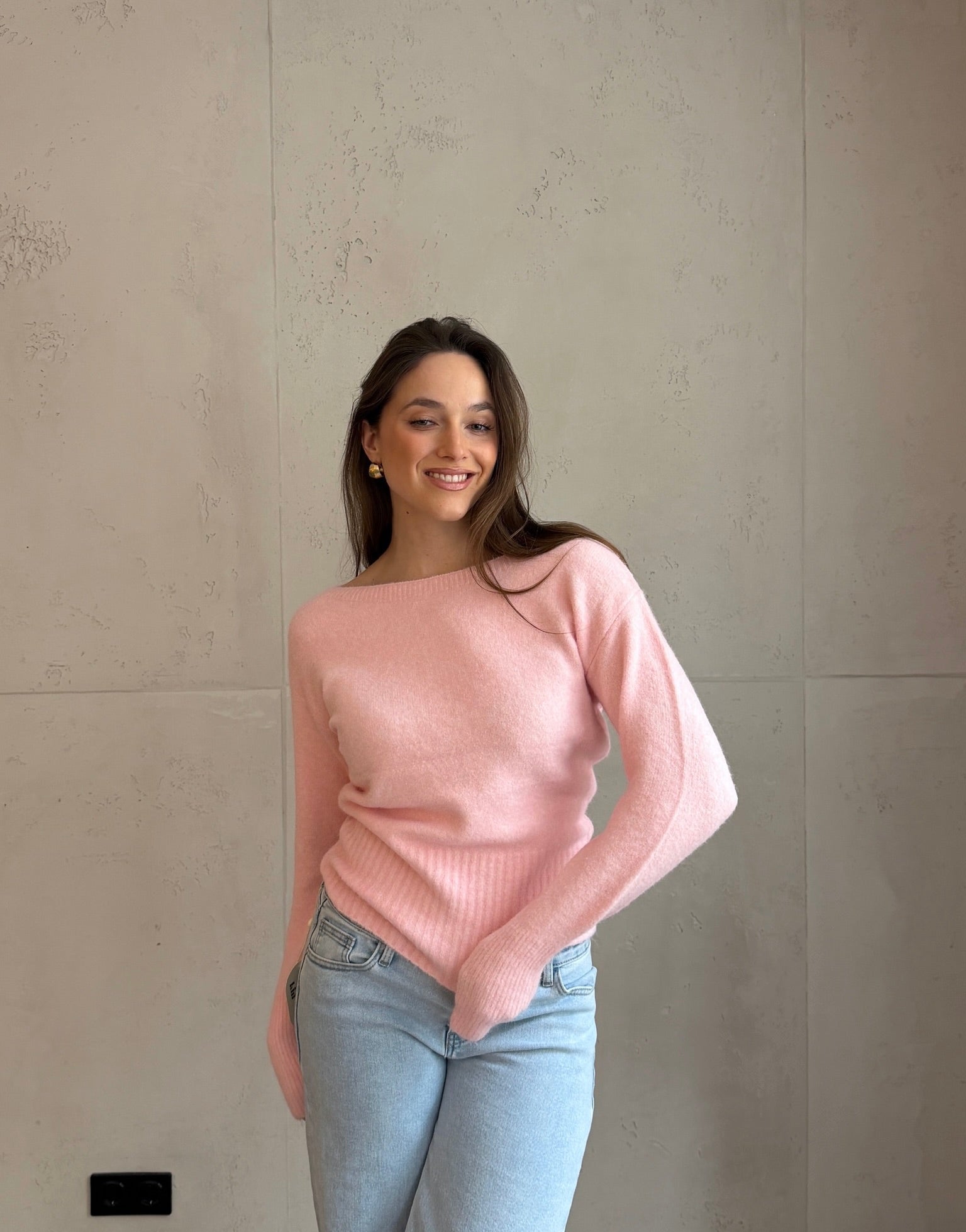 Schulterfreier Pullover Eng & Tailliert - Switch - Fashion