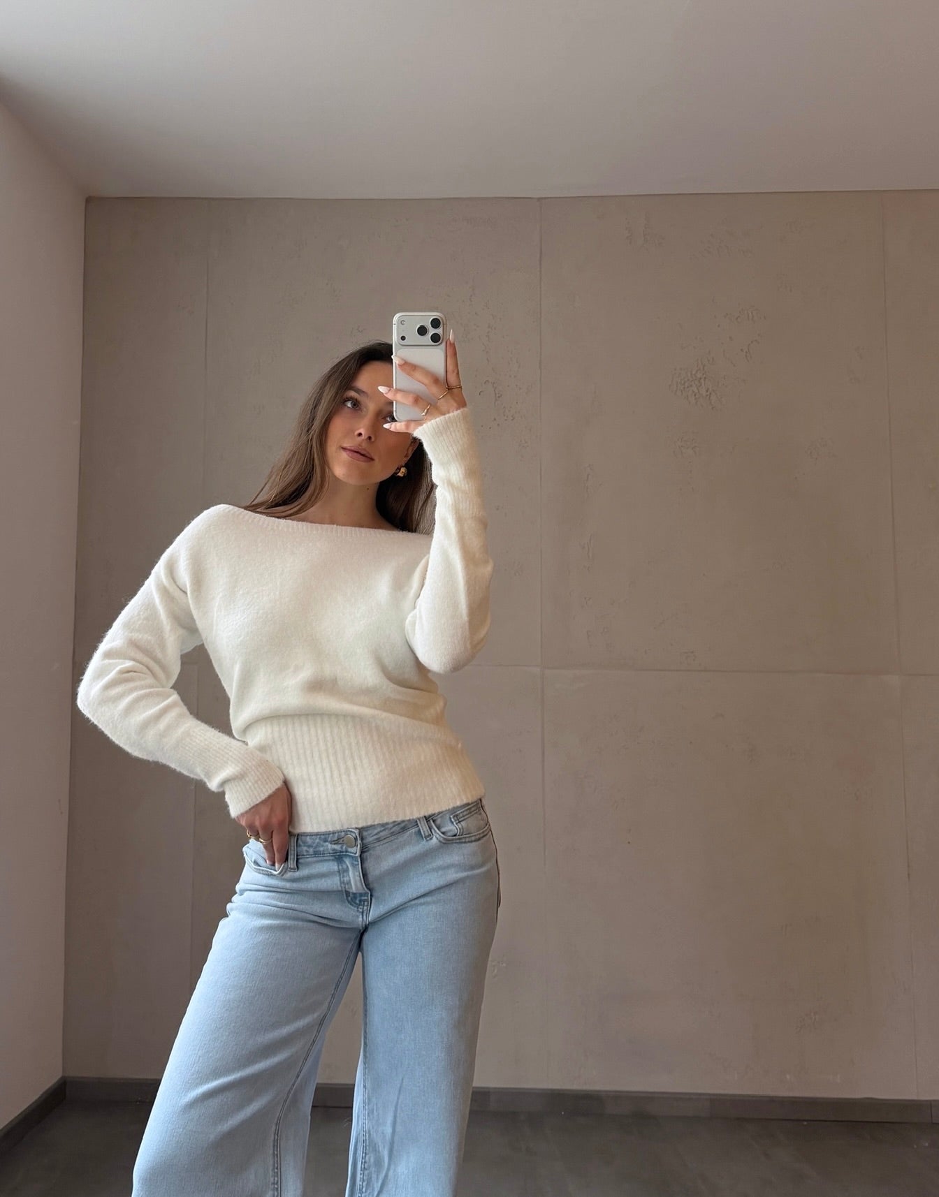 Schulterfreier Pullover Eng & Tailliert - Switch - Fashion