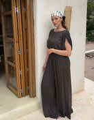 Silky Set – Oversize Shirt & Wide Leg Pants aus Viskose - Switch-Fashion