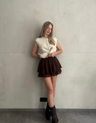 Skort mit kleinen Punkten - Switch - Fashion