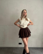 Skort mit kleinen Punkten - Switch - Fashion