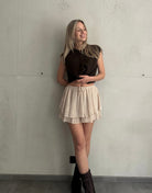 Skort mit kleinen Punkten - Switch - Fashion