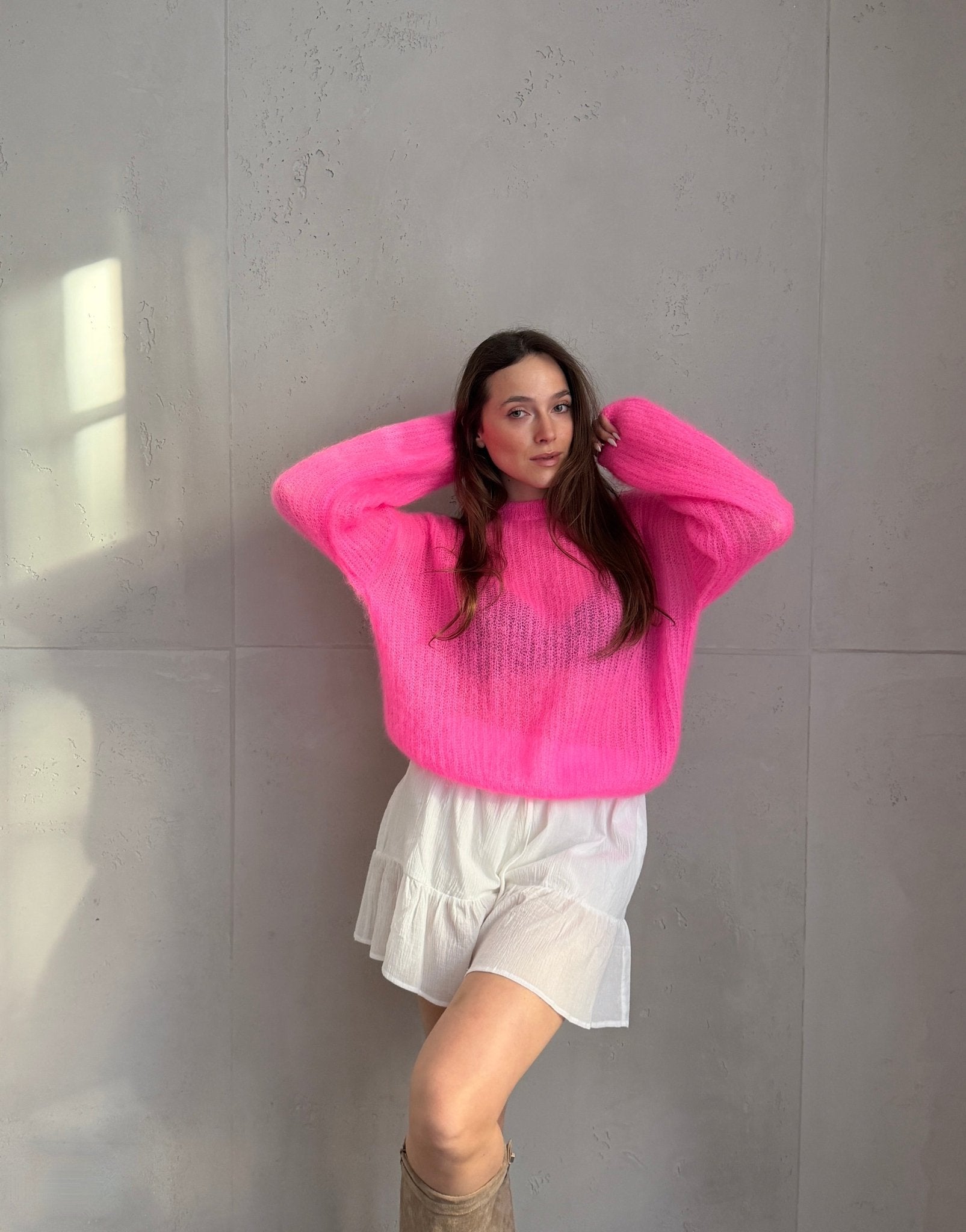 Spring Luxury: Der leichte 80% Kid Mohair Pullover - Switch - Fashion