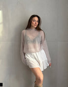 Spring Luxury: Der leichte 80% Kid Mohair Pullover - Switch - Fashion
