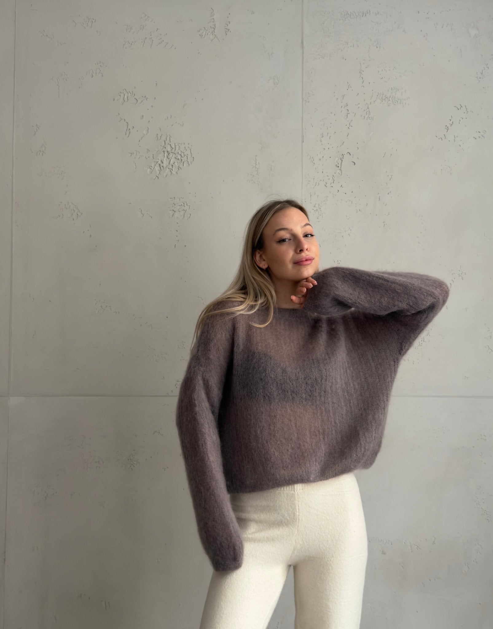 Spring Luxury: Der leichte 80% Kid Mohair Pullover - Switch - Fashion