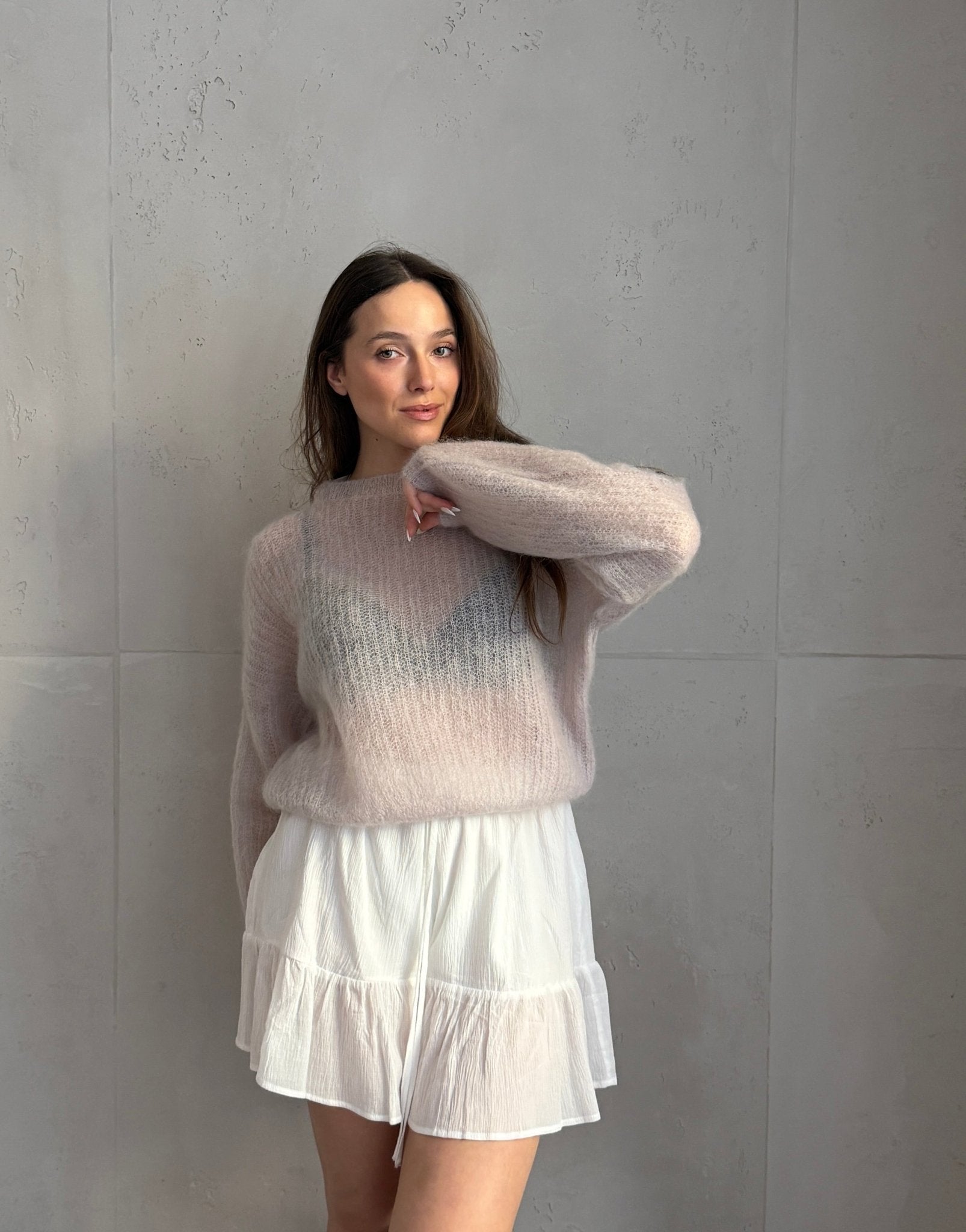 Spring Luxury: Der leichte 80% Kid Mohair Pullover - Switch - Fashion