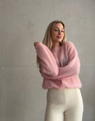 Spring Luxury: Der leichte 80% Kid Mohair Pullover - Switch - Fashion