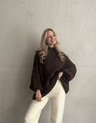 Stehkragen Strickpullover - Switch - Fashion