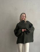 Stehkragen Strickpullover - Switch - Fashion