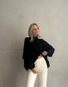 Stehkragen Strickpullover - Switch - Fashion