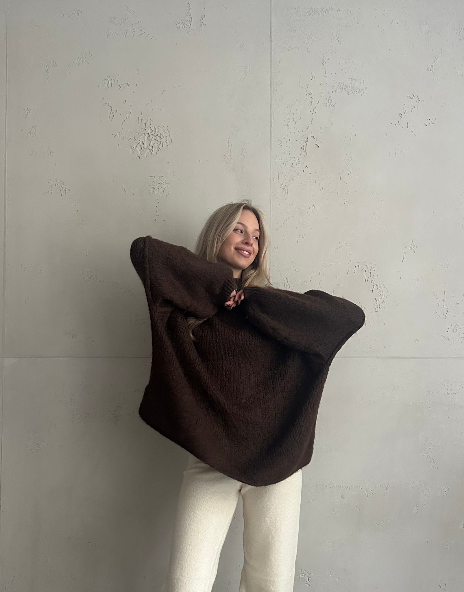 Stehkragen Strickpullover - Switch - Fashion