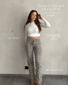 Straight Leg Leo Jeans mit Stretch - Switch - Fashion